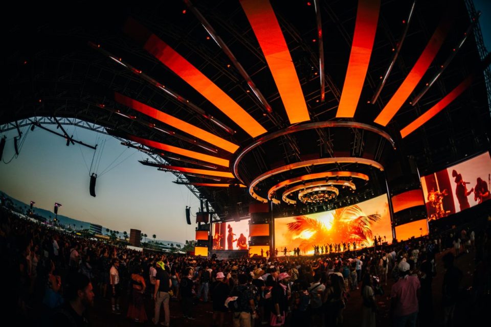Uno de los escenarios del Festival Coachella 2023.