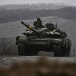 Tanque del Ejército de Ucrania proporcionado por la OTAN.