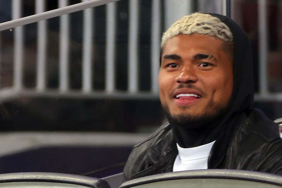 Josef Martínez durante un encuentro de la Serie Mundial de MLB entre Atlanta Braves y Houston Astros.